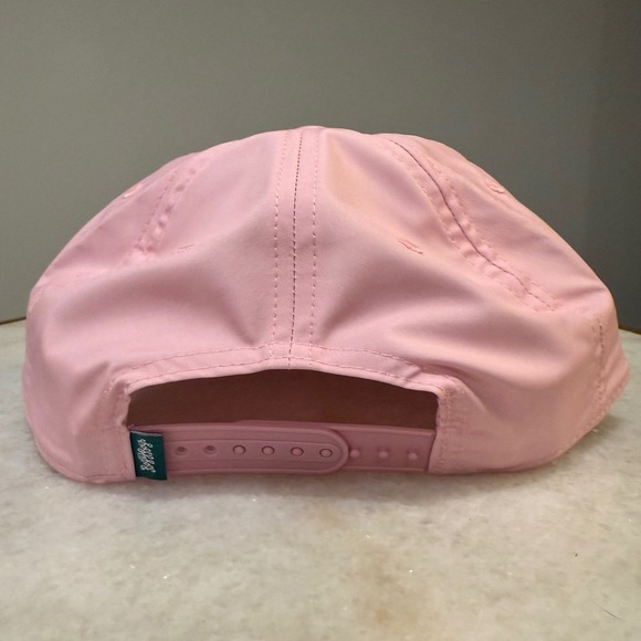 Bogey Boys Pink White Embroidered Logo Hat Pink‎ Golf Essential Snapback NWT - Picture 5 of 5